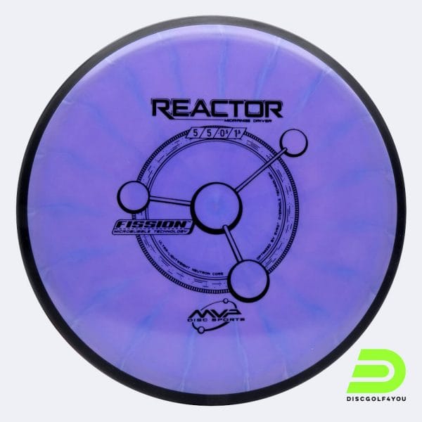 MVP Reactor in purple, fission plastic