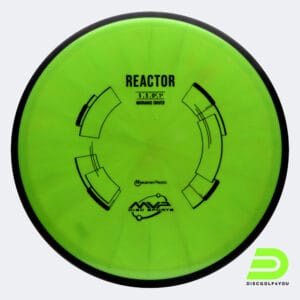 MVP Reactor in green, neutron plastic