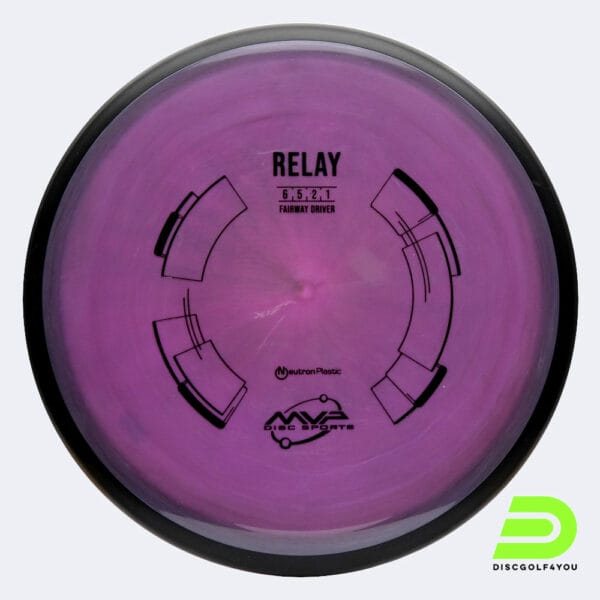 MVP Relay in purple, neutron plastic