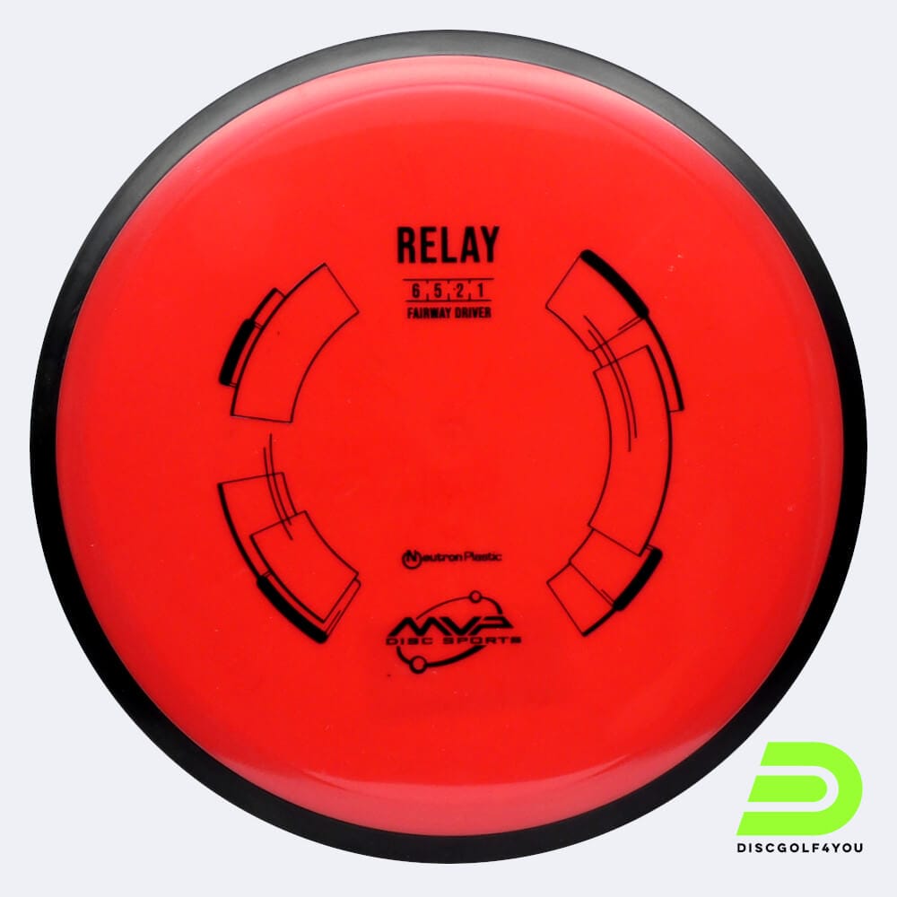 MVP Relay in red, neutron plastic