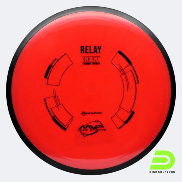 MVP Relay in rot, im Neutron Kunststoff und ohne Spezialeffekt