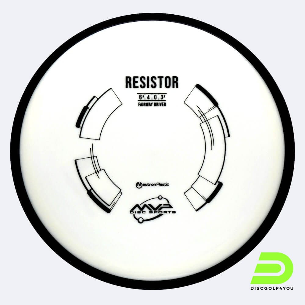 MVP Resistor in weiss, im Neutron Kunststoff und ohne Spezialeffekt