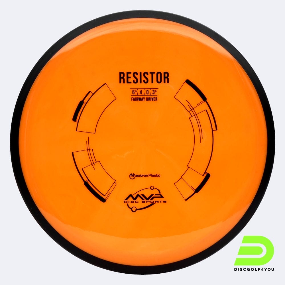 MVP Resistor in classic-orange, neutron plastic
