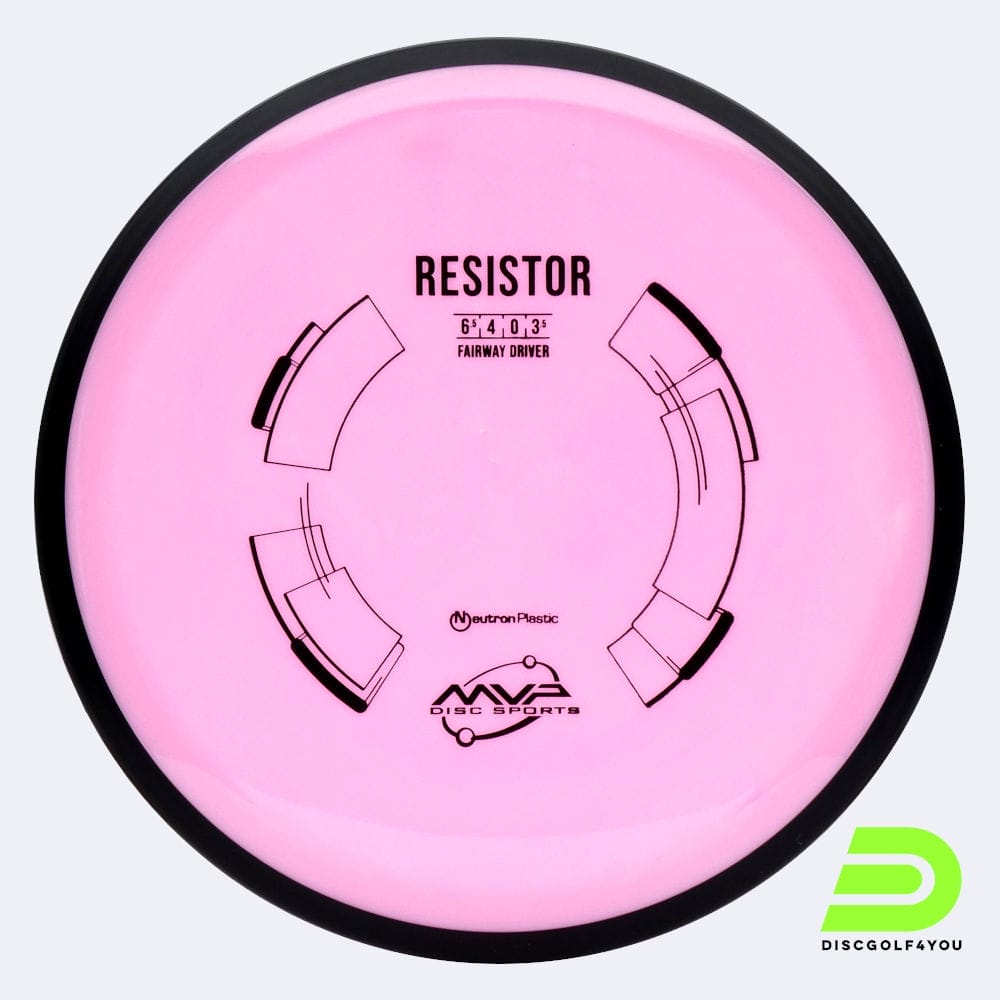 MVP Resistor in pink, neutron plastic