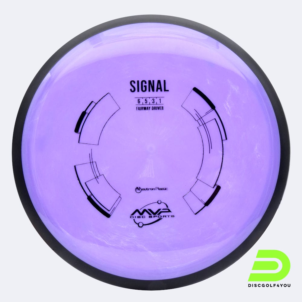 MVP Signal in purple, neutron plastic