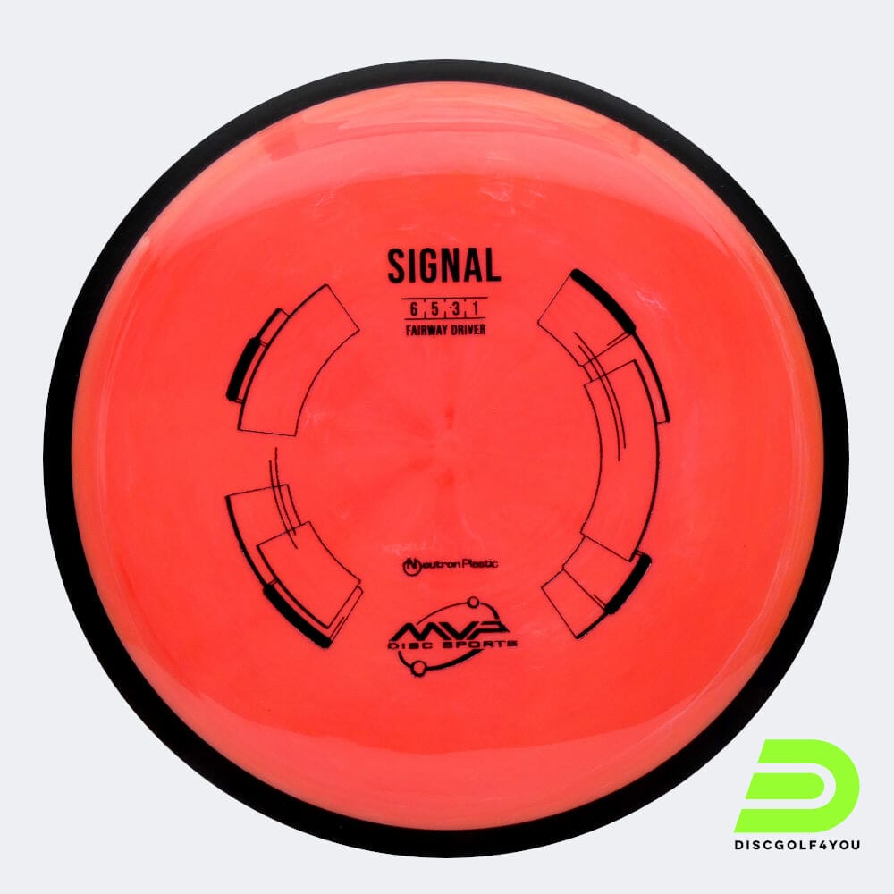 MVP Signal in red, neutron plastic