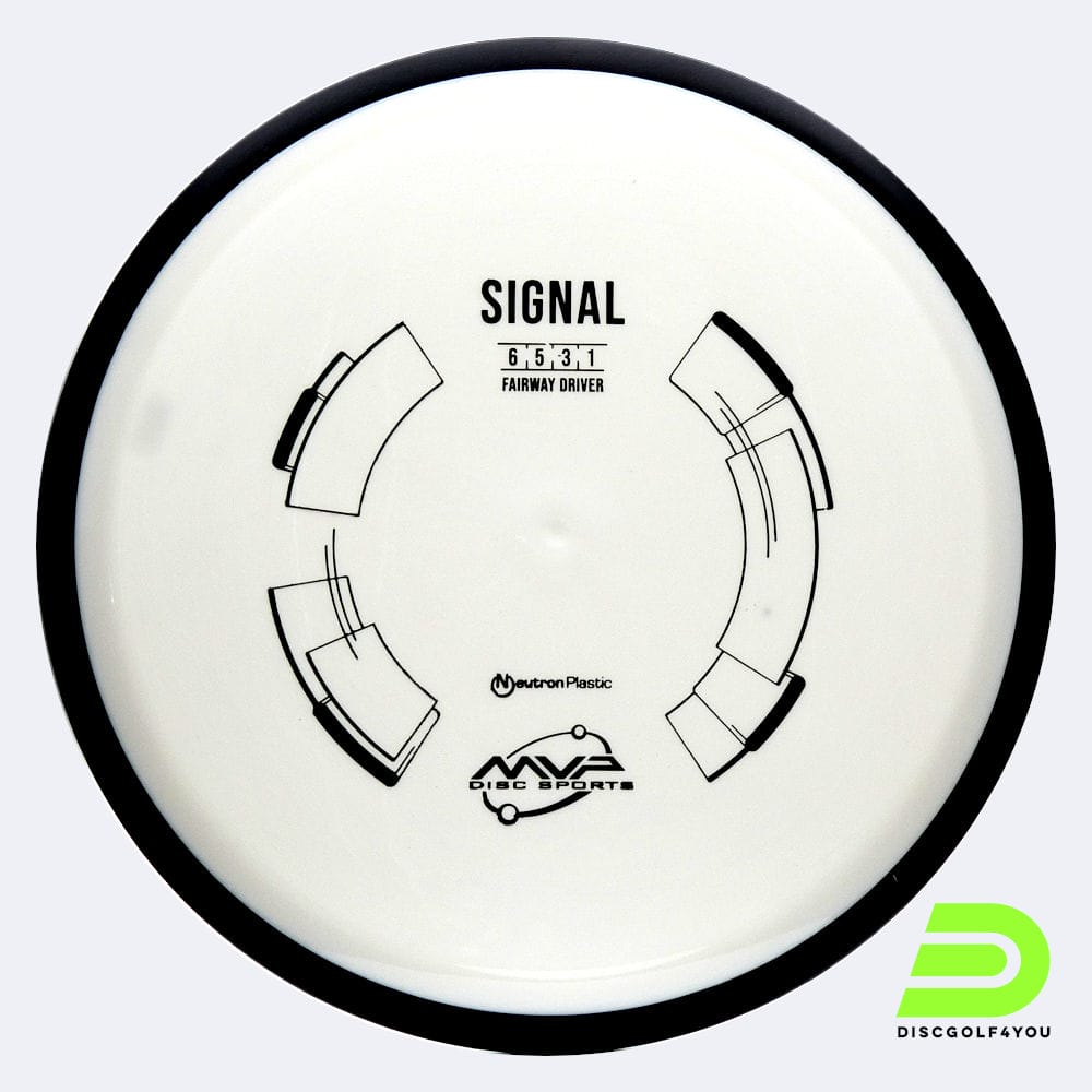 MVP Signal in white, neutron plastic