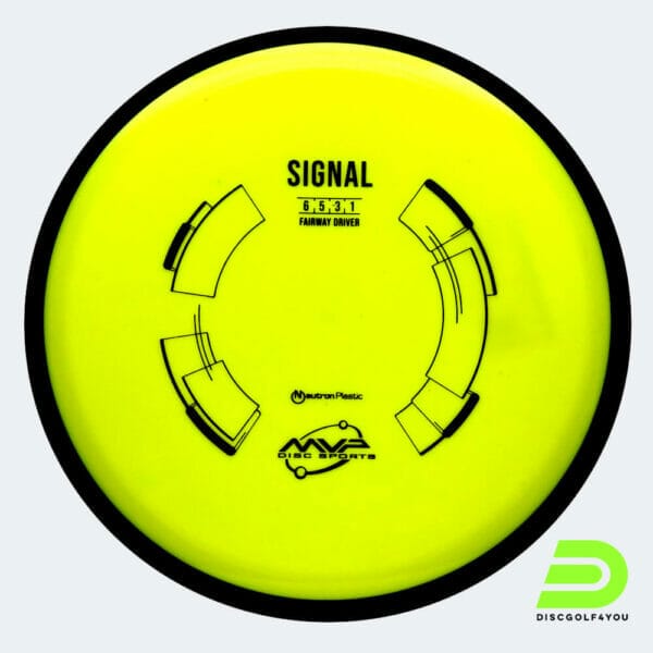 MVP Signal in yellow, neutron plastic