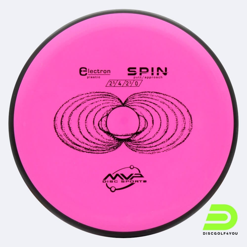 MVP Spin in rosa, im Electron Kunststoff und ohne Spezialeffekt