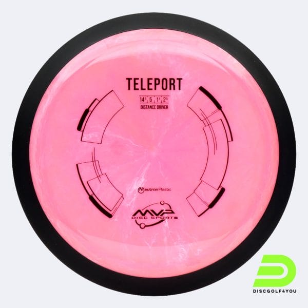 MVP Teleport in pink, neutron plastic