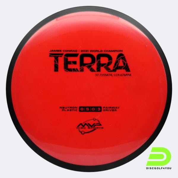 MVP Terra in rot, im Neutron Kunststoff und ohne Spezialeffekt
