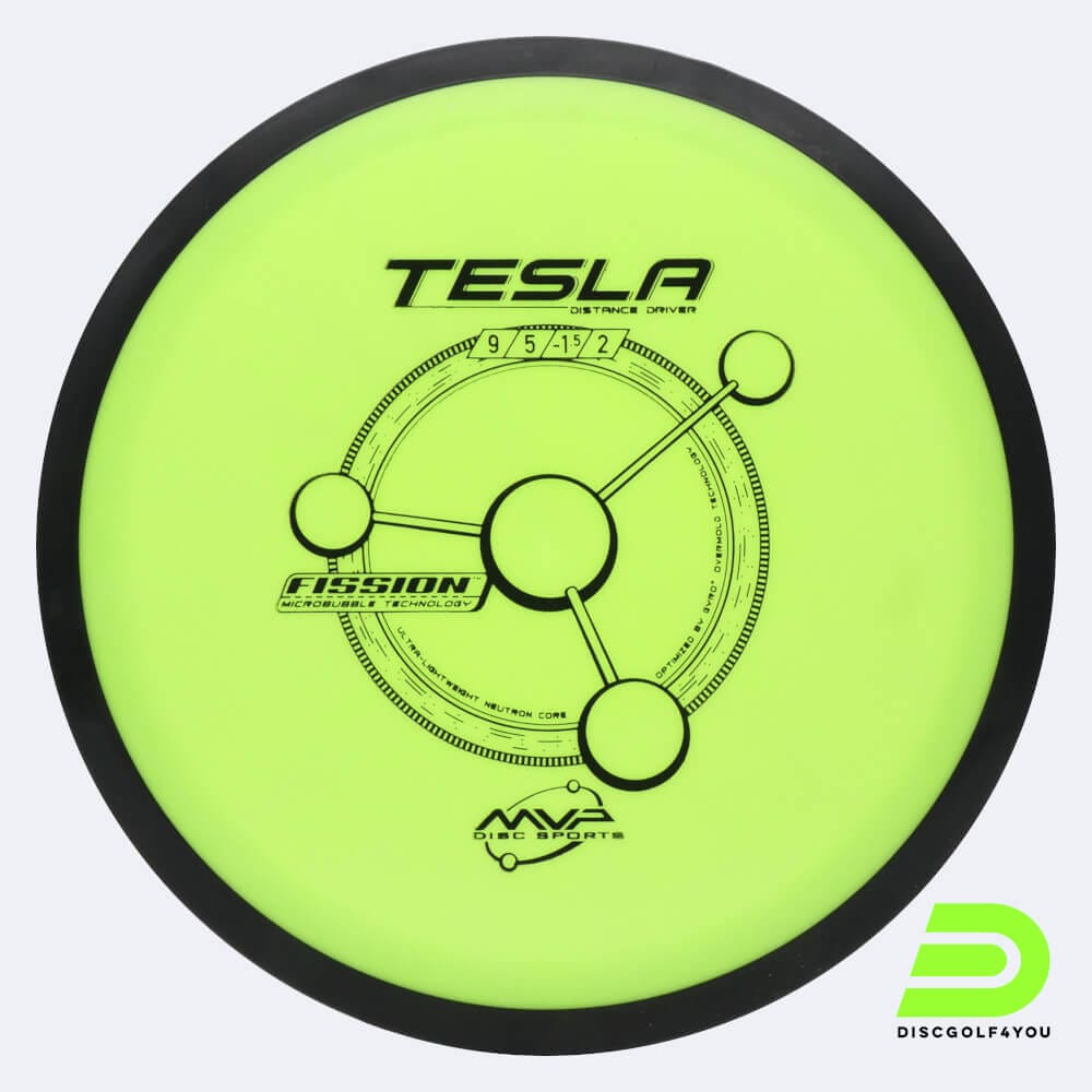 MVP Tesla in yellow, fission plastic