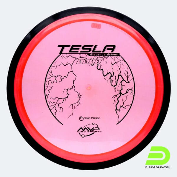 MVP Tesla in rosa, im Proton Kunststoff und ohne Spezialeffekt