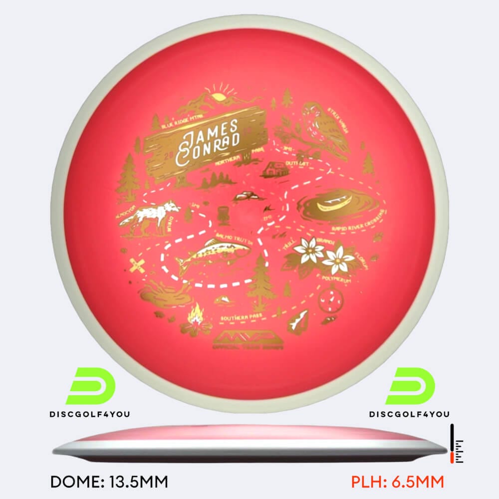 MVP Trail James Conrad Team Series in red, fission plastic