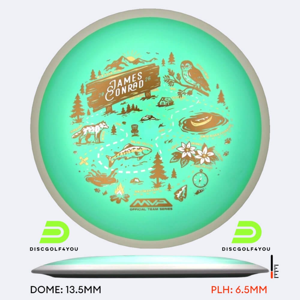 MVP Trail James Conrad Team Series in turquoise, fission plastic