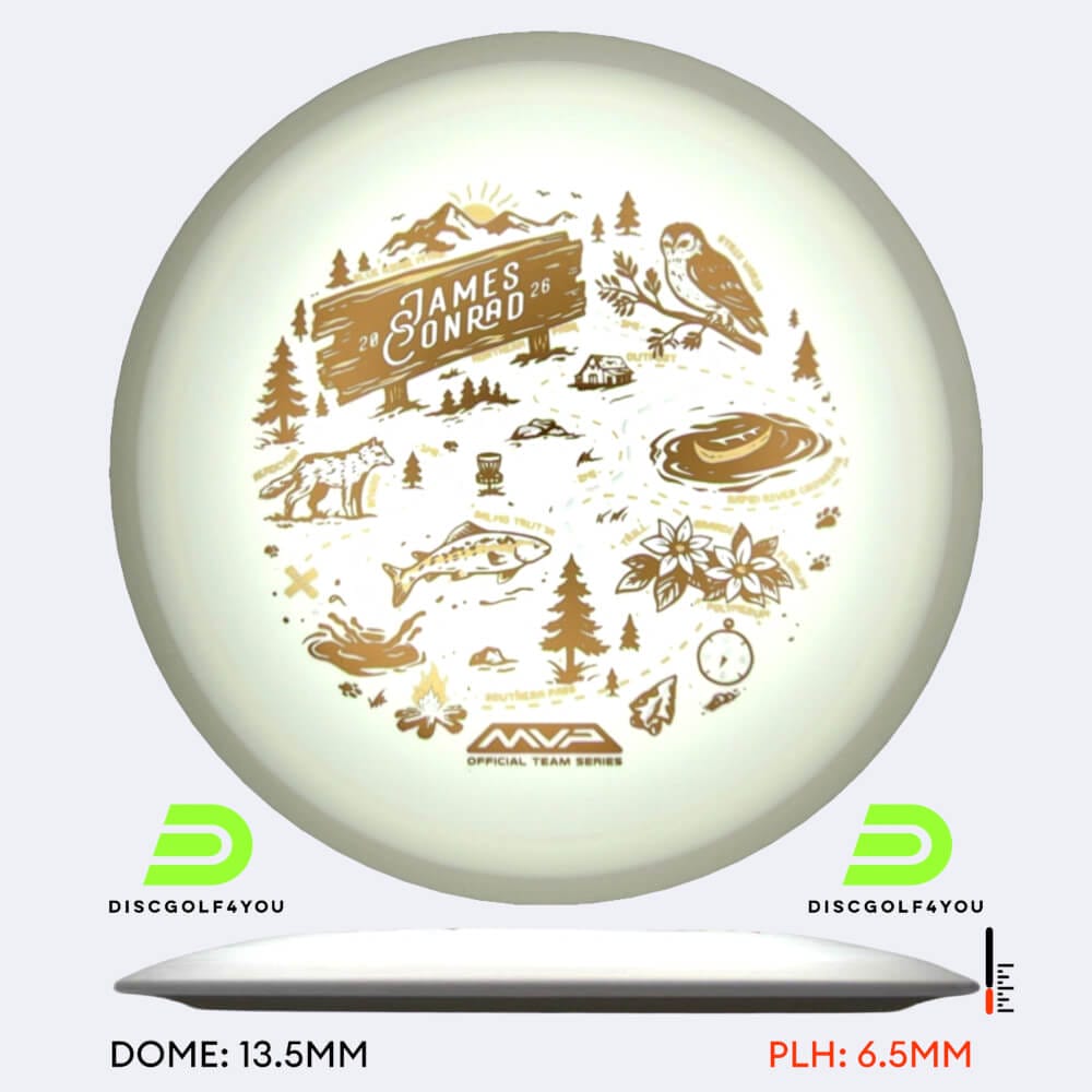 MVP Trail James Conrad Team Series in weiss, im Fission Kunststoff und ohne Spezialeffekt