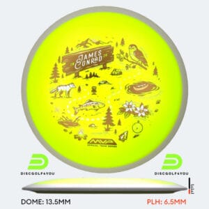 MVP Trail James Conrad Team Series in yellow, fission plastic