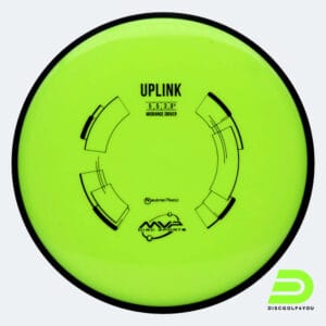 MVP Uplink in green, neutron plastic