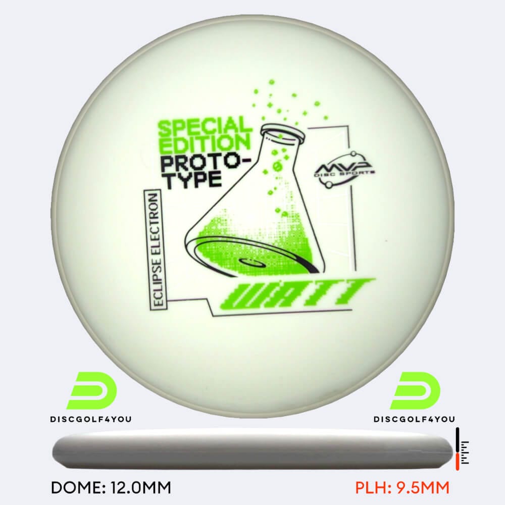 MVP Watt - Special Edition in weiss, im Eclipse Electron Kunststoff und glow Spezialeffekt