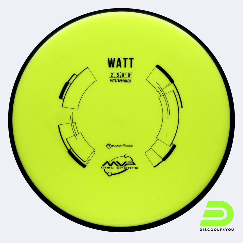 MVP Watt in white, neutron plastic