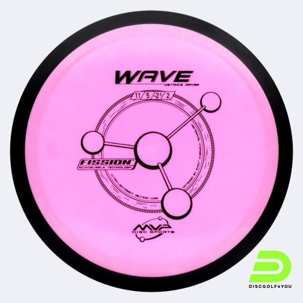 MVP Wave in rosa, im Fission Kunststoff und ohne Spezialeffekt