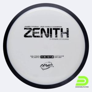 MVP Zenith in white, neutron plastic