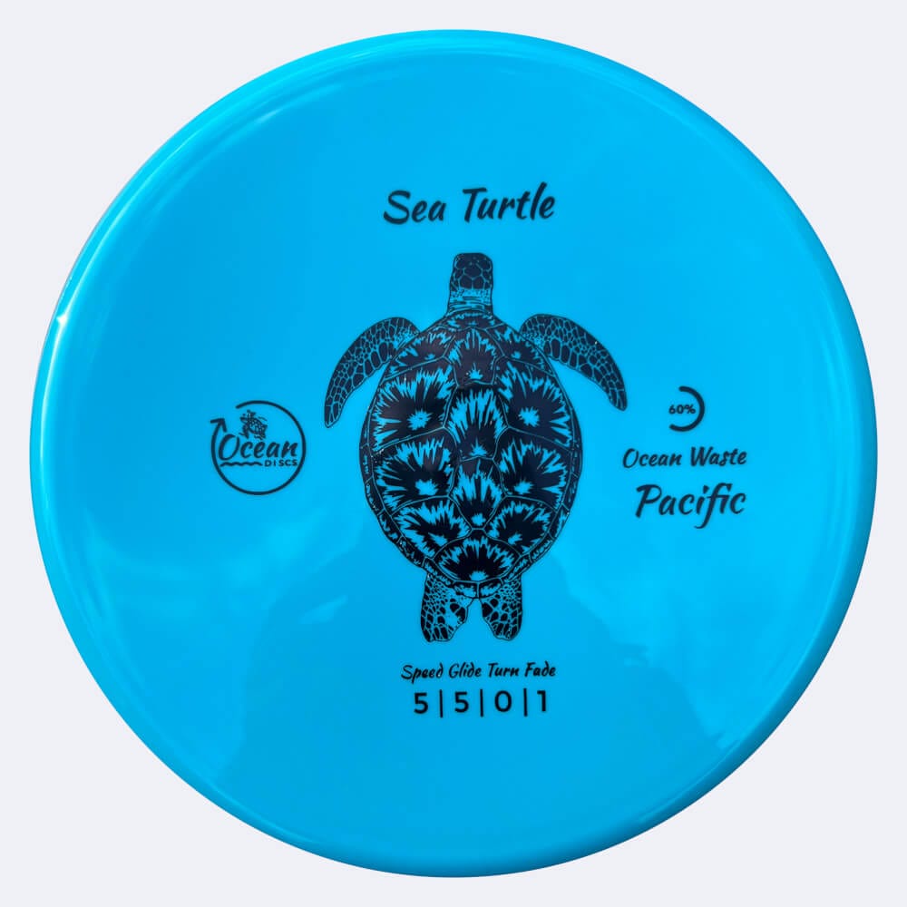 Ocean Discs Sea Turtle in türkis, im Ocean Waste Pacific Kunststoff und ohne Spezialeffekt
