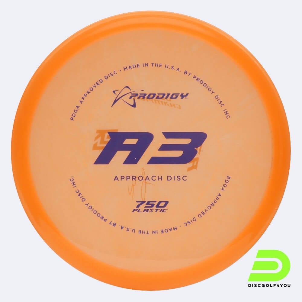 Prodigy A3 in classic-orange, 750 plastic