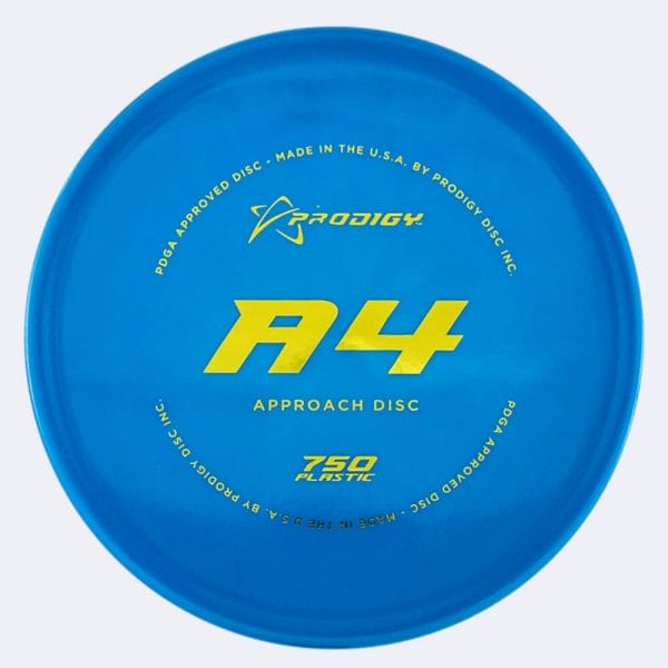 Prodigy A4 in blau, im 750 Kunststoff und ohne Spezialeffekt