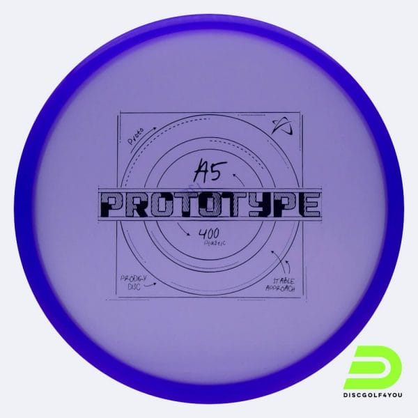 Prodigy A5 in violett, im 400 Kunststoff und prototype Spezialeffekt