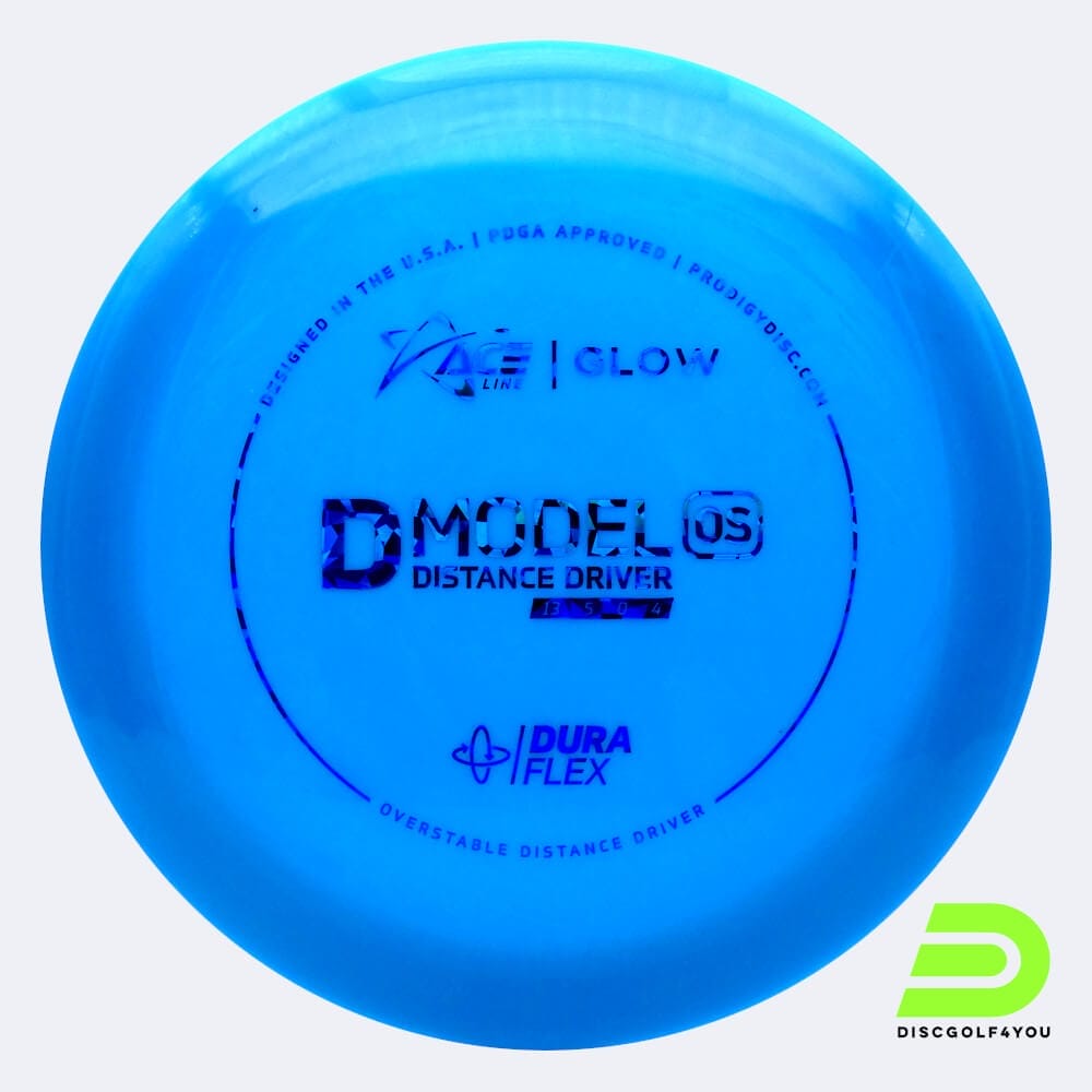 Prodigy ACE Line D OS in blue, duraflex glow plastic and glow effect