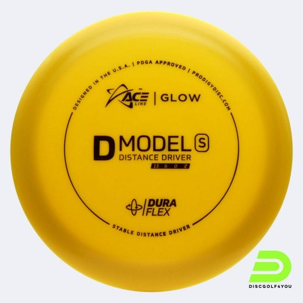 Prodigy ACE Line D S in gelb, im Duraflex GLOW Kunststoff und glow Spezialeffekt