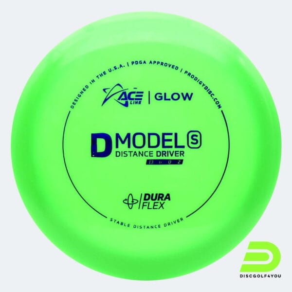 Prodigy ACE Line D S in green, duraflex glow plastic and glow effect