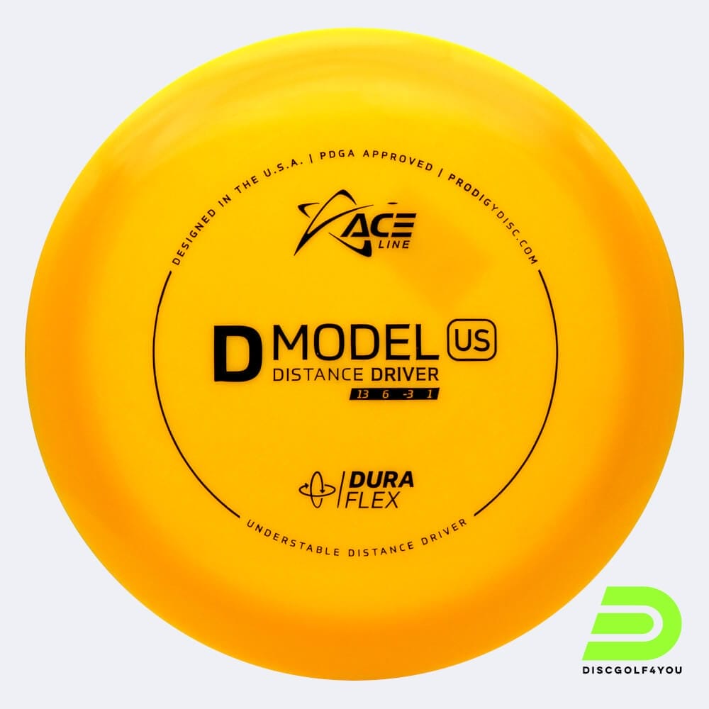 Prodigy ACE Line D US in yellow, duraflex plastic