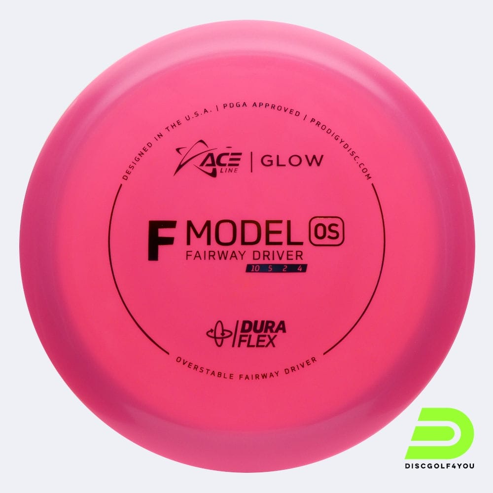 Prodigy ACE Line F OS in rosa, im Duraflex GLOW Kunststoff und glow Spezialeffekt