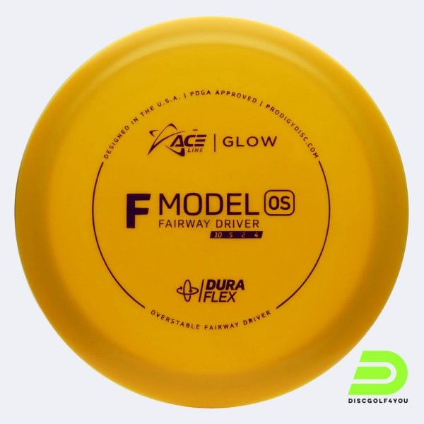 Prodigy ACE Line F OS in yellow, duraflex glow plastic and glow effect