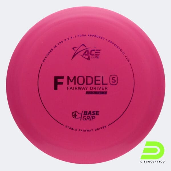 Prodigy ACE Line F S in rosa, im BaseGrip Kunststoff und ohne Spezialeffekt