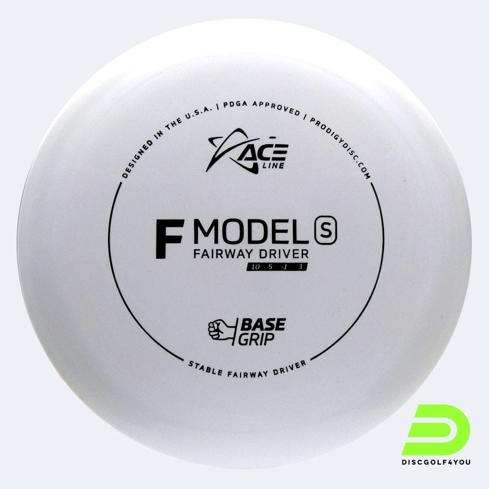 Prodigy ACE Line F S in white, basegrip plastic