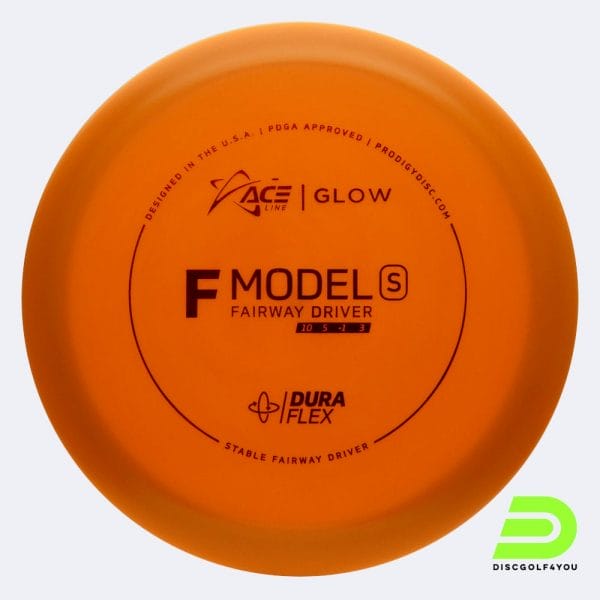 Prodigy ACE Line F S in orange, im Duraflex GLOW Kunststoff und glow Spezialeffekt