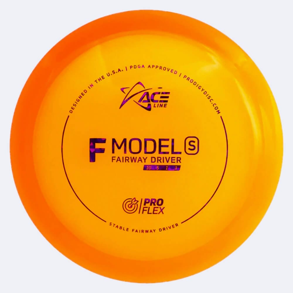 Prodigy ACE Line F S in orange, im Proflex Kunststoff und ohne Spezialeffekt