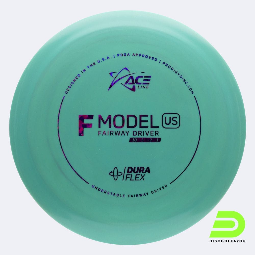 Prodigy ACE Line F US in turquoise, duraflex plastic