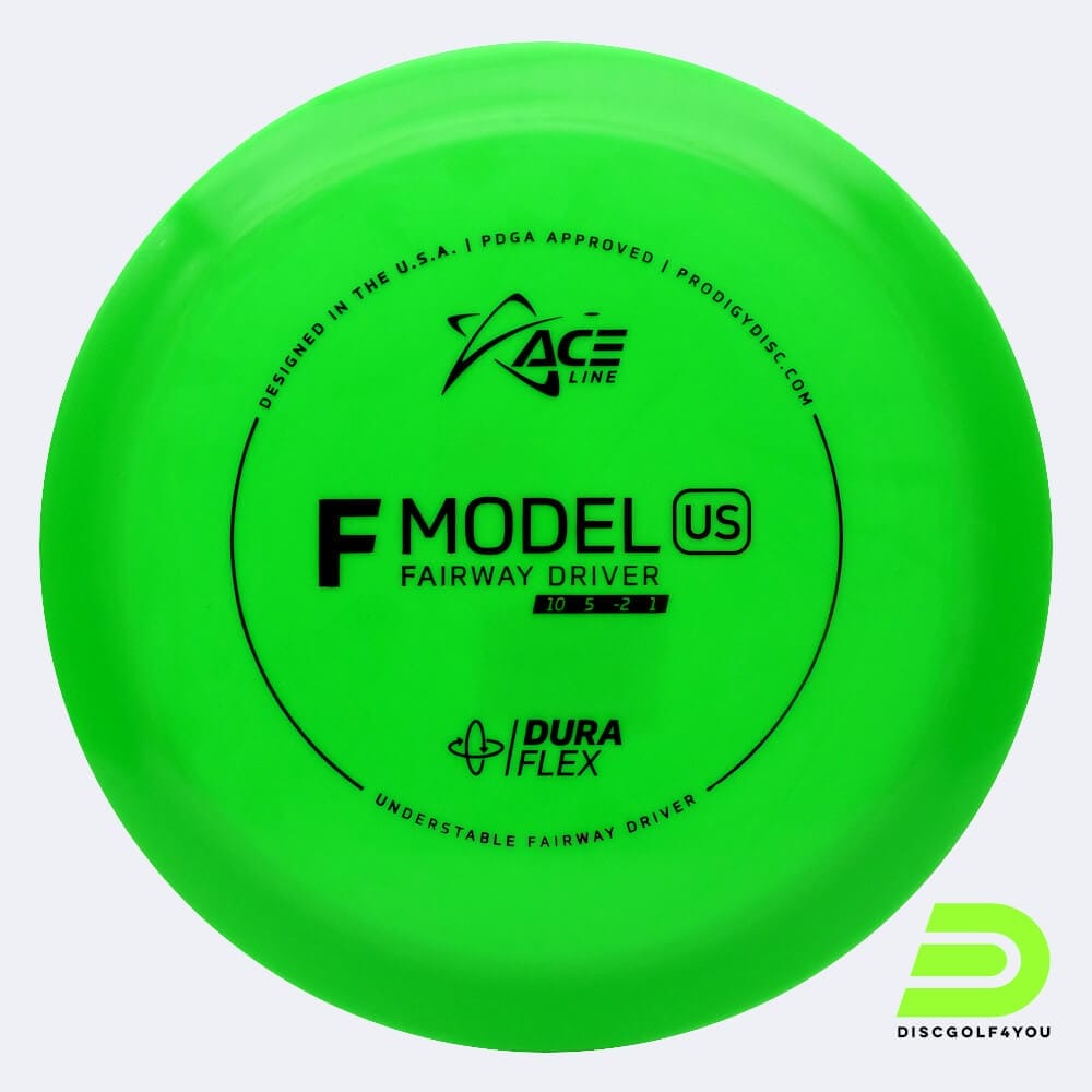 Prodigy ACE Line F US in green, duraflex plastic