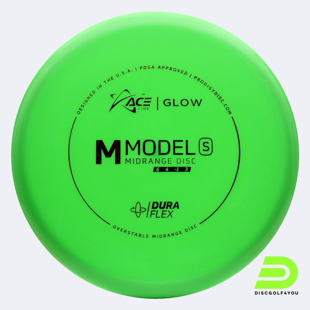 Prodigy ACE Line M S in green, duraflex glow plastic and glow effect