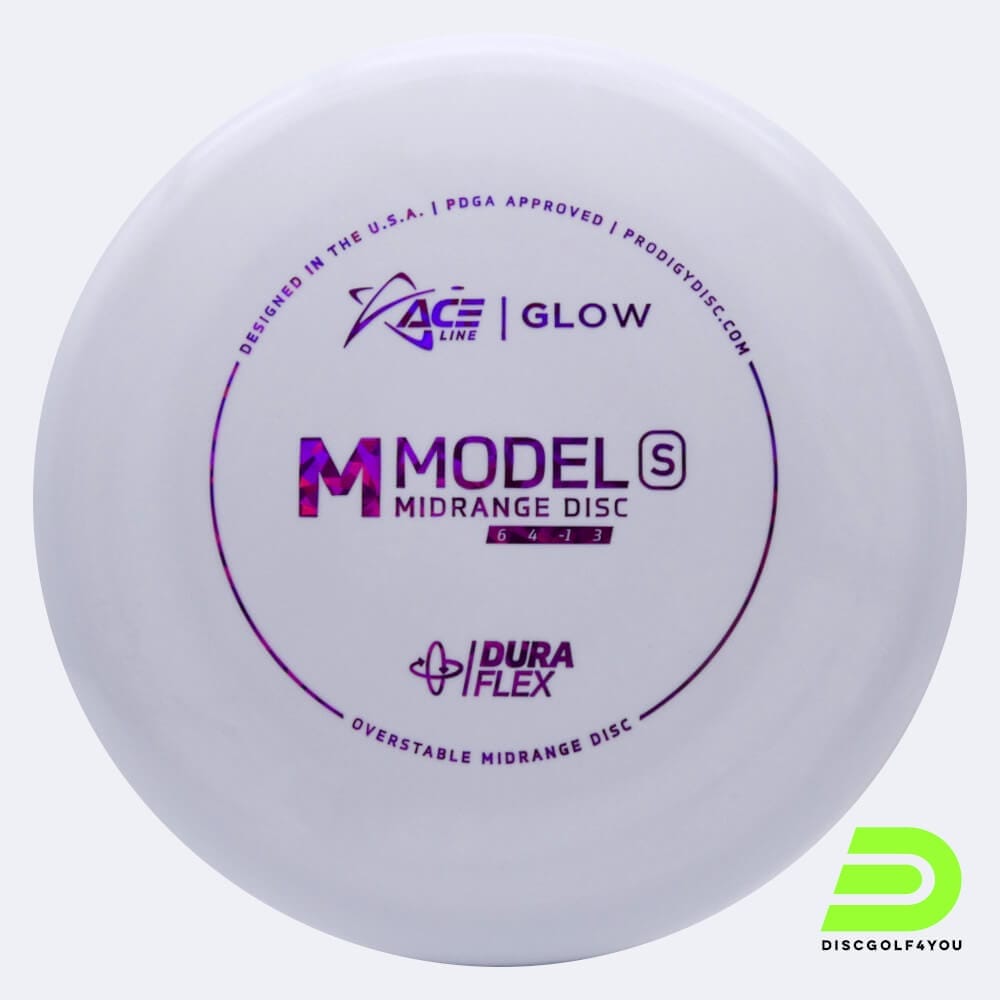 Prodigy ACE Line M S in white, duraflex glow plastic and glow effect