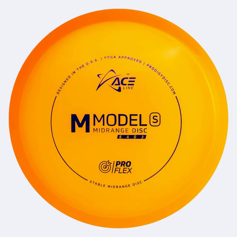 Prodigy ACE Line M S in orange, im Proflex Kunststoff und ohne Spezialeffekt