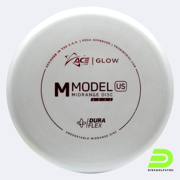 Prodigy ACE Line M US in white, duraflex glow plastic and glow effect