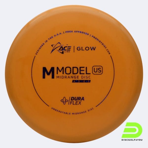 Prodigy ACE Line M US in orange, im Duraflex GLOW Kunststoff und glow Spezialeffekt