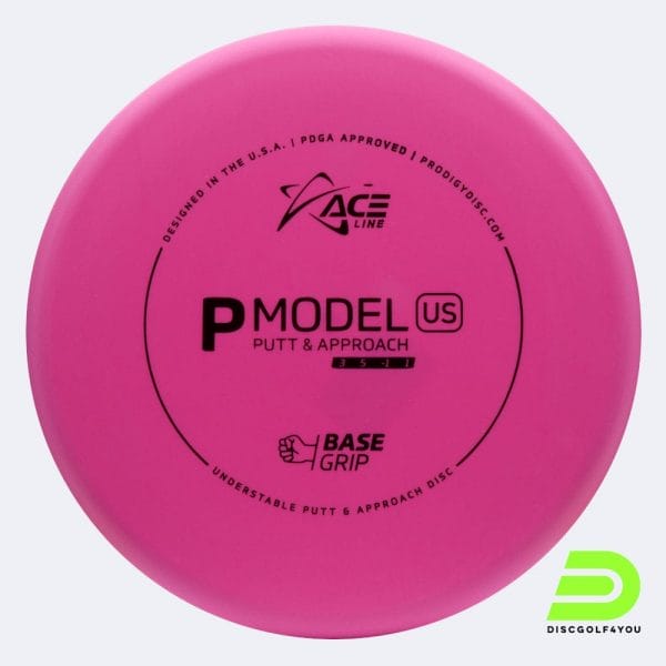 Prodigy Ace Line P US in rosa, im BaseGrip Kunststoff und ohne Spezialeffekt