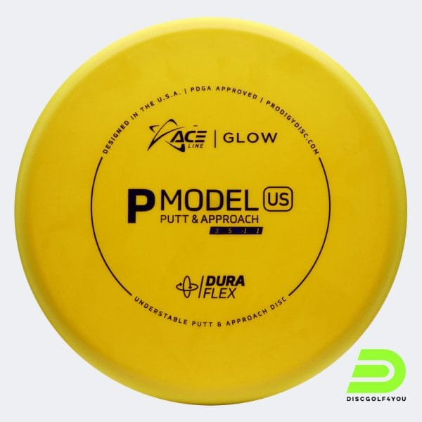 Prodigy Ace Line P US in yellow, duraflex glow plastic and glow effect