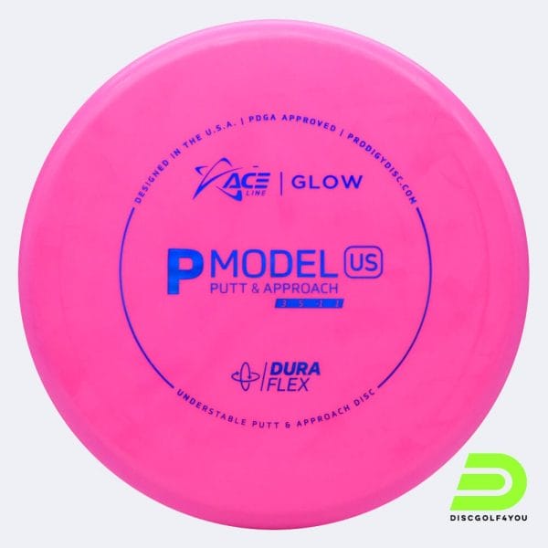 Prodigy Ace Line P US in rosa, im Duraflex GLOW Kunststoff und glow Spezialeffekt